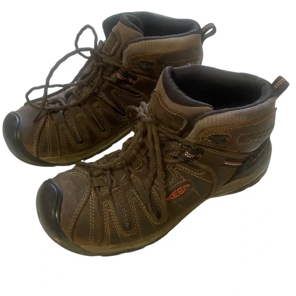 KEEN Men's Dark Brown Outdoor waterproof Utility Steel-Toed Boots, Size 10 Boots - Picture 2 of 7